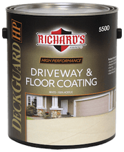 Cargar imagen en el visor de la galería, Richard&#39;s Floor Paint Richard&#39;s Paint #5500 Series, Deck Guard 100% Acrylic Driveway &amp; Floor Coating
