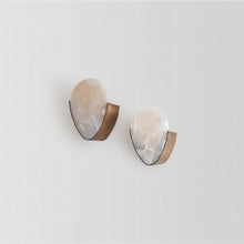 Load image into Gallery viewer, Ritu Alabaster Wall Sconce
