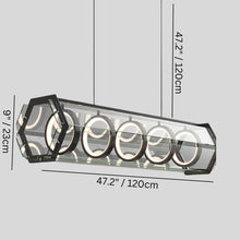 Cargar imagen en el visor de la galería, Rukha Linear Chandelier
