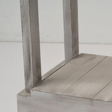 Load image into Gallery viewer, Rustic Wood Square Side Table with Shelf
