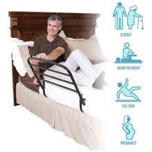 Carregar imagem no visualizador da galeria, Stander 30&quot; Safety Bed Rail with Padded Pouch, Folding Bedside Safety Guard Rail for Adults, Seniors, and Elderly, Under Mattress Bed Safety Handle for Home, Fits Most King, Queen, Full, and Twin Beds
