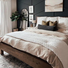 Carregar imagem no visualizador da galeria, Super Cozy Ultra Soft Sherpa Jacquard Geo Blanket/Bedspread
