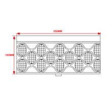 Carregar imagem no visualizador da galeria, Scorpio 14 Inch 3-Lights Chrome Drum Flush Mount Chandelier
