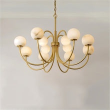 Load image into Gallery viewer, Sefet Alabaster Chandelier Light
