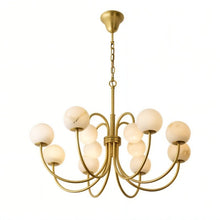 Load image into Gallery viewer, Sefet Alabaster Chandelier Light
