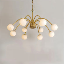 Load image into Gallery viewer, Sefet Alabaster Chandelier Light
