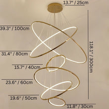 Cargar imagen en el visor de la galería, Shalom Round Chandelier
