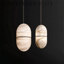 Load image into Gallery viewer, Shena Alabaster Pendant Light
