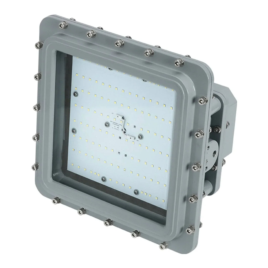 150 Watt LED Explosion-Proof Flood Light, D Series, 5000K Non Dimmable, 20250LM, AC100-277V-IP66