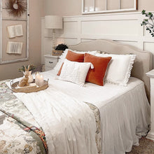 Carregar imagem no visualizador da galeria, Belgian Flax Linen Rich Cotton Blend Bedspread 3 Piece Set
