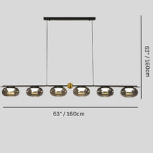 Carregar imagem no visualizador da galeria, Soleil Linear Chandelier
