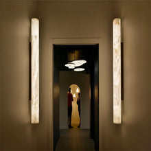 Load image into Gallery viewer, Solen Alabaster Wall Sconce
