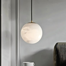 Load image into Gallery viewer, Sphaera Alabaster Pendant Light
