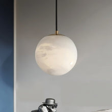 Load image into Gallery viewer, Sphaera Alabaster Pendant Light
