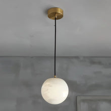 Load image into Gallery viewer, Sphaera Alabaster Pendant Light
