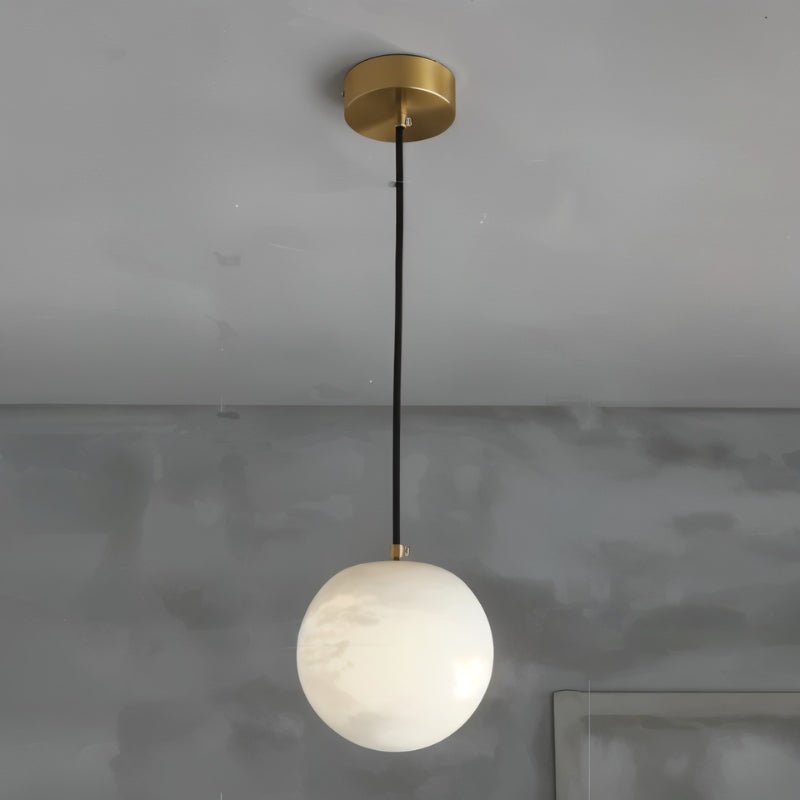 Sphaera Alabaster Pendant Light