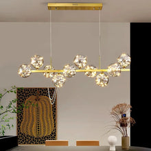 Cargar imagen en el visor de la galería, Sphatika Linear Chandelier
