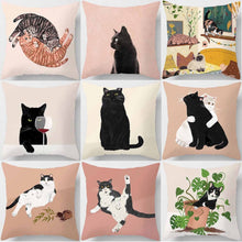 Load image into Gallery viewer, Feline Cushion Covers
