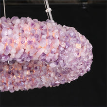 Carregar imagem no visualizador da galeria, Surya Purple Round Chandelier
