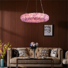 Cargar imagen en el visor de la galería, Surya Purple Round Chandelier
