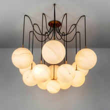 Load image into Gallery viewer, Svara Alabaster Chandelier
