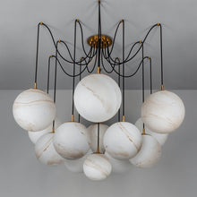 Load image into Gallery viewer, Svara Alabaster Chandelier
