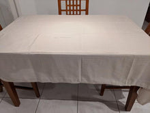 Load image into Gallery viewer, Farmhouse Ticking Stripe Yarn Dyed Tablecloth
