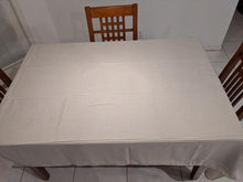 Cargar imagen en el visor de la galería, Farmhouse Ticking Stripe Yarn Dyed Tablecloth
