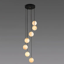 Cargar imagen en el visor de la galería, Tama Alabaster Chandelier Light
