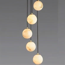 Load image into Gallery viewer, Tama Alabaster Chandelier Light
