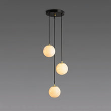 Cargar imagen en el visor de la galería, Tama Alabaster Chandelier Light
