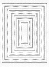 Cargar imagen en el visor de la galería, A2 Stitched Rectangle STAX Set 1 Die-namics
