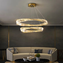 Load image into Gallery viewer, Tiwa 2-Tier Chandelier
