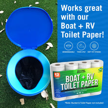 Load image into Gallery viewer, Portable Bucket Toilet Seat Set
