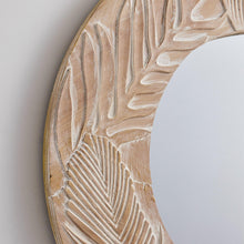 Carregar imagem no visualizador da galeria, Traditioanl Wood Round Mirror Wall Decor
