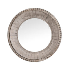 Carregar imagem no visualizador da galeria, Traditional Grey Round Mirror Wall Decoration
