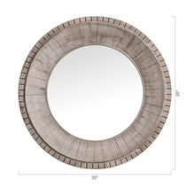 Carregar imagem no visualizador da galeria, Traditional Grey Round Mirror Wall Decoration
