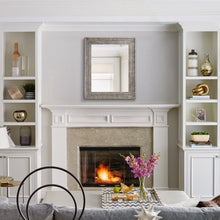 Carregar imagem no visualizador da galeria, Traditional Rectangle Framed Gray Decorative Mirror
