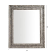 Carregar imagem no visualizador da galeria, Traditional Rectangle Framed Gray Decorative Mirror
