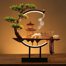 Load image into Gallery viewer, Tranquil Incense Burner Table Lamp
