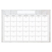 Carregar imagem no visualizador da galeria, Calendars: Minimal One Month Calendar Dry Erase - Removable Adhesive Decal
