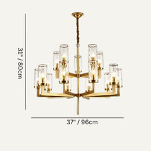 Load image into Gallery viewer, Uzziel Luxury Chandelier
