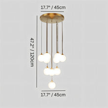 Carregar imagem no visualizador da galeria, Vibha Round Chandelier
