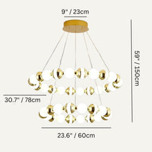 Carregar imagem no visualizador da galeria, Vivido Round Chandelier
