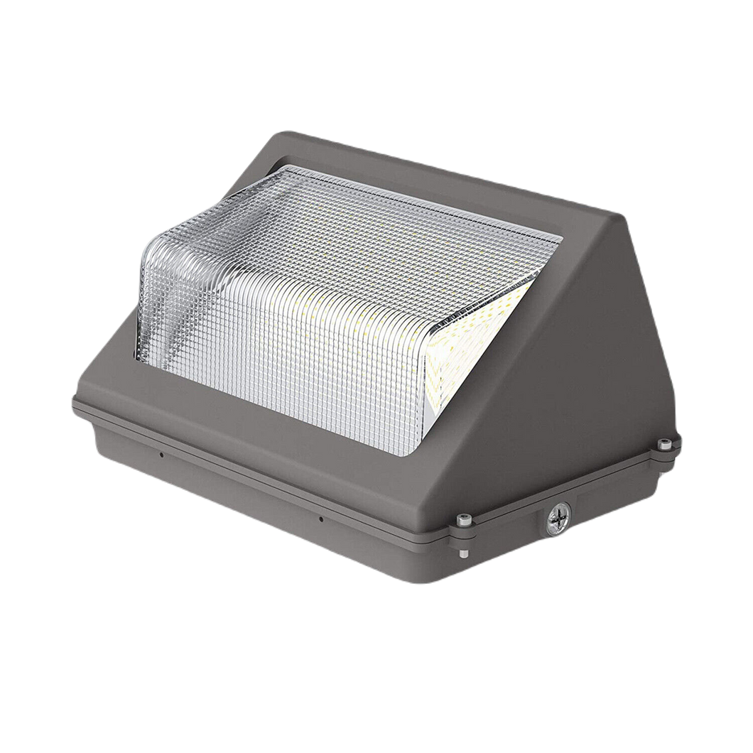 120W LED Wall Pack with Photocell, 5000K CCT Forward Throw, 15,600 Lumens for Outdoor Commercial & Industrial Security Lighting - ETL & DLC Listed