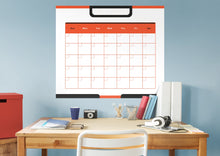 Carregar imagem no visualizador da galeria, Calendars: Upside Down Modern One Month Calendar Dry Erase - Removable Adhesive Decal
