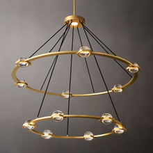 Load image into Gallery viewer, Zohar 2-Tier Round Chandelier
