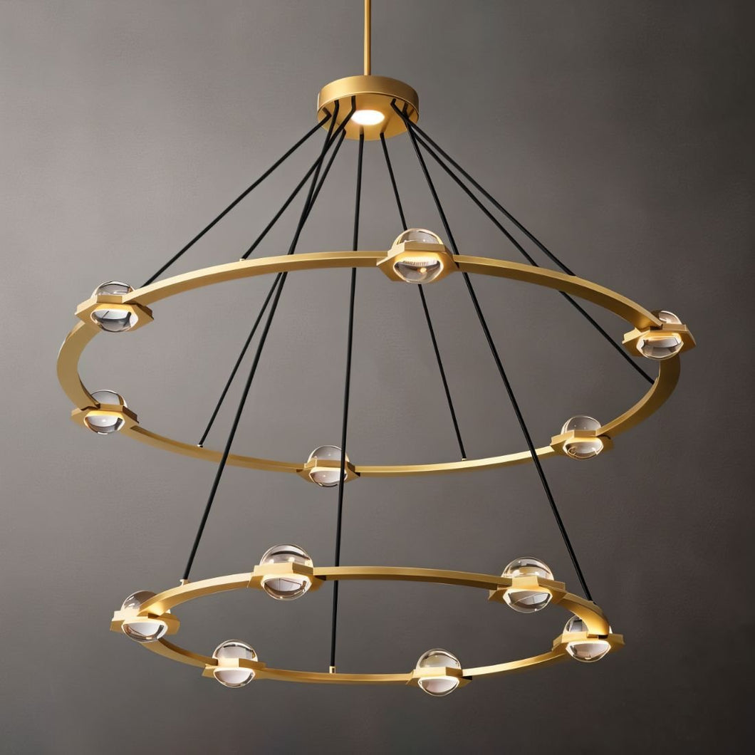 Zohar 2-Tier Round Chandelier