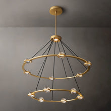 Load image into Gallery viewer, Zohar 2-Tier Round Chandelier
