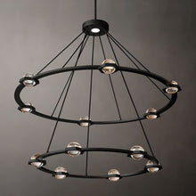 Load image into Gallery viewer, Zohar 2-Tier Round Chandelier
